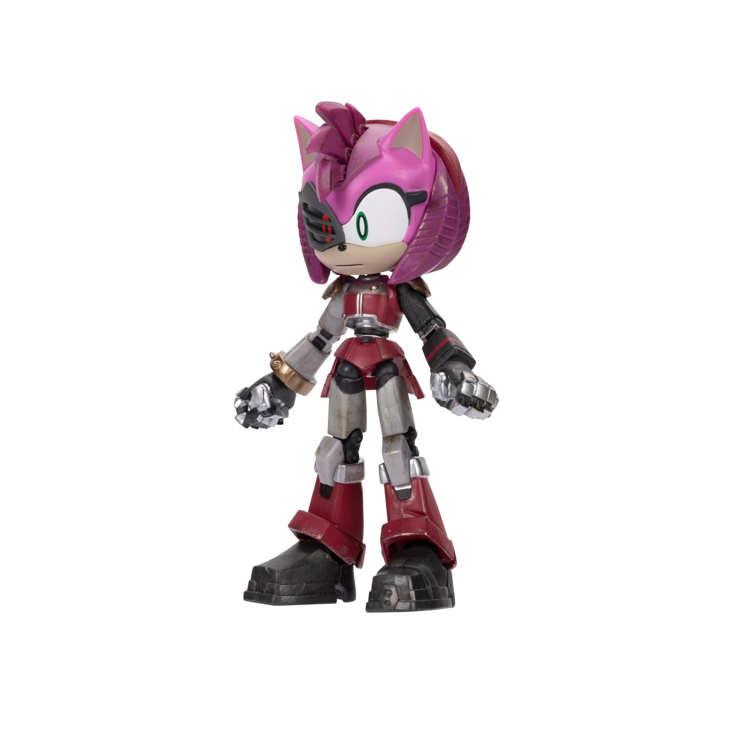 Sonic Prime 5-Inch Rusty Rose Yoke City Figure - 12-Point Articulation