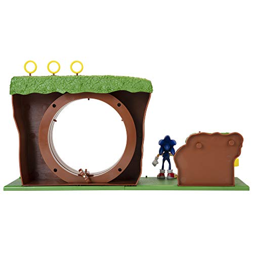 Sonic The Hedgehog Green Hill Zone Playset with 2.5-inch Sonic Action Figure