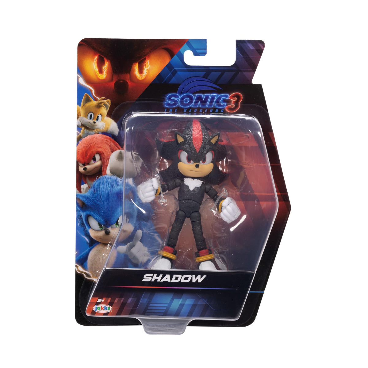 Sonic The Hedgehog – Shadow 5-Inch Action Figure – 20+ Points of Articulation – Official Collector Toy