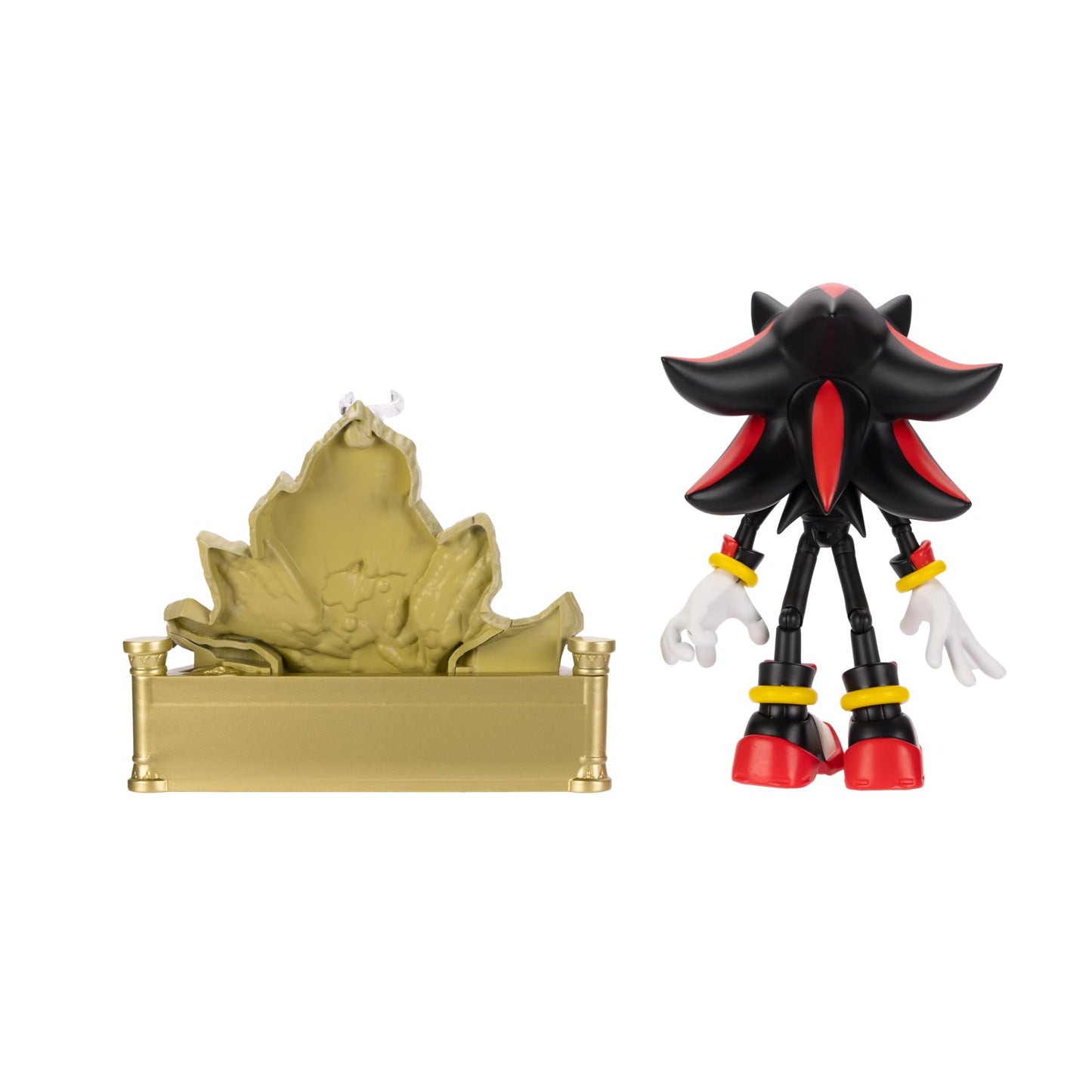 Sonic The Hedgehog Shadow 6-Inch Customizable Collector Figure | Poseable Display Base