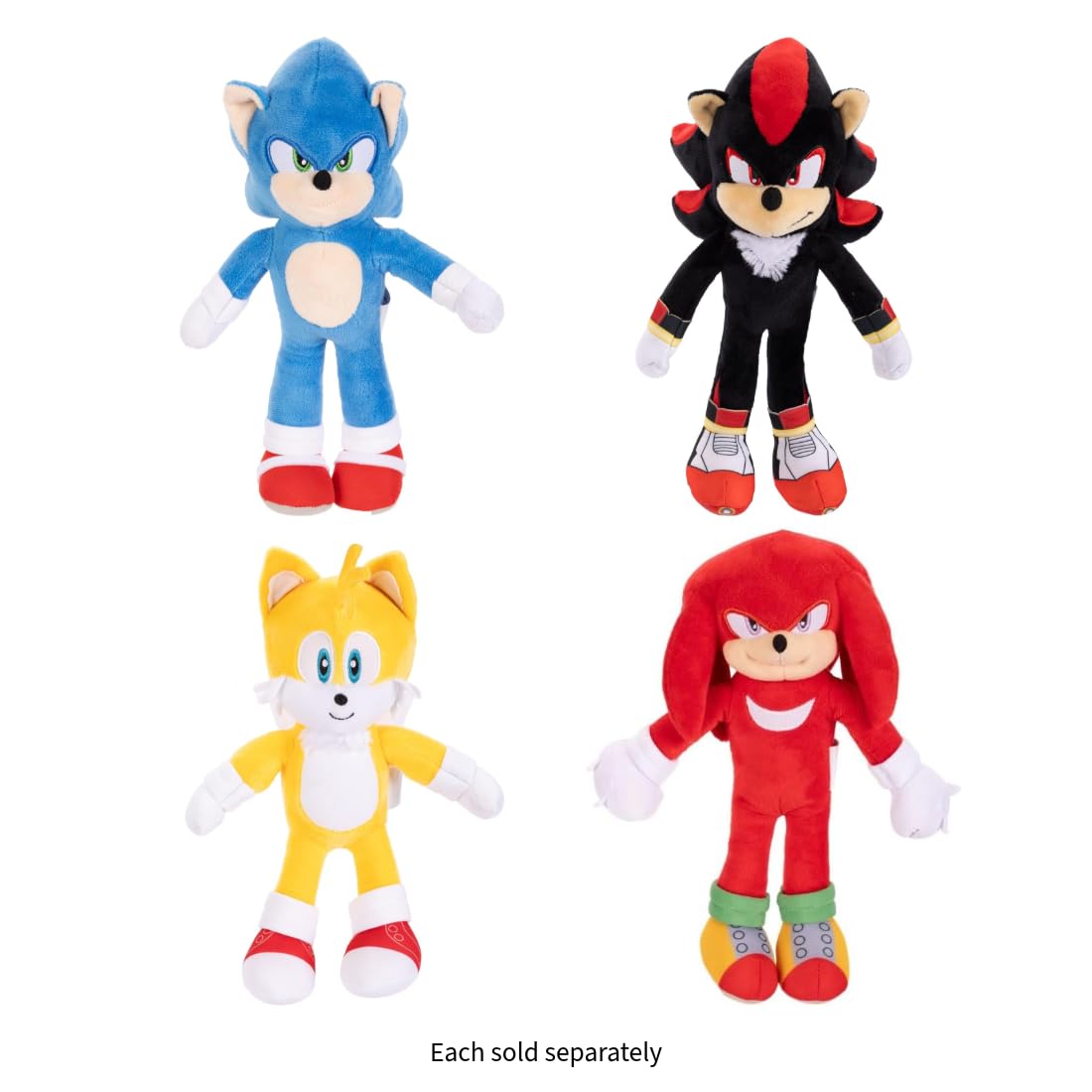 Sonic The Hedgehog 3 Movie Shadow Plush – 9-Inch Officially Licensed Toy