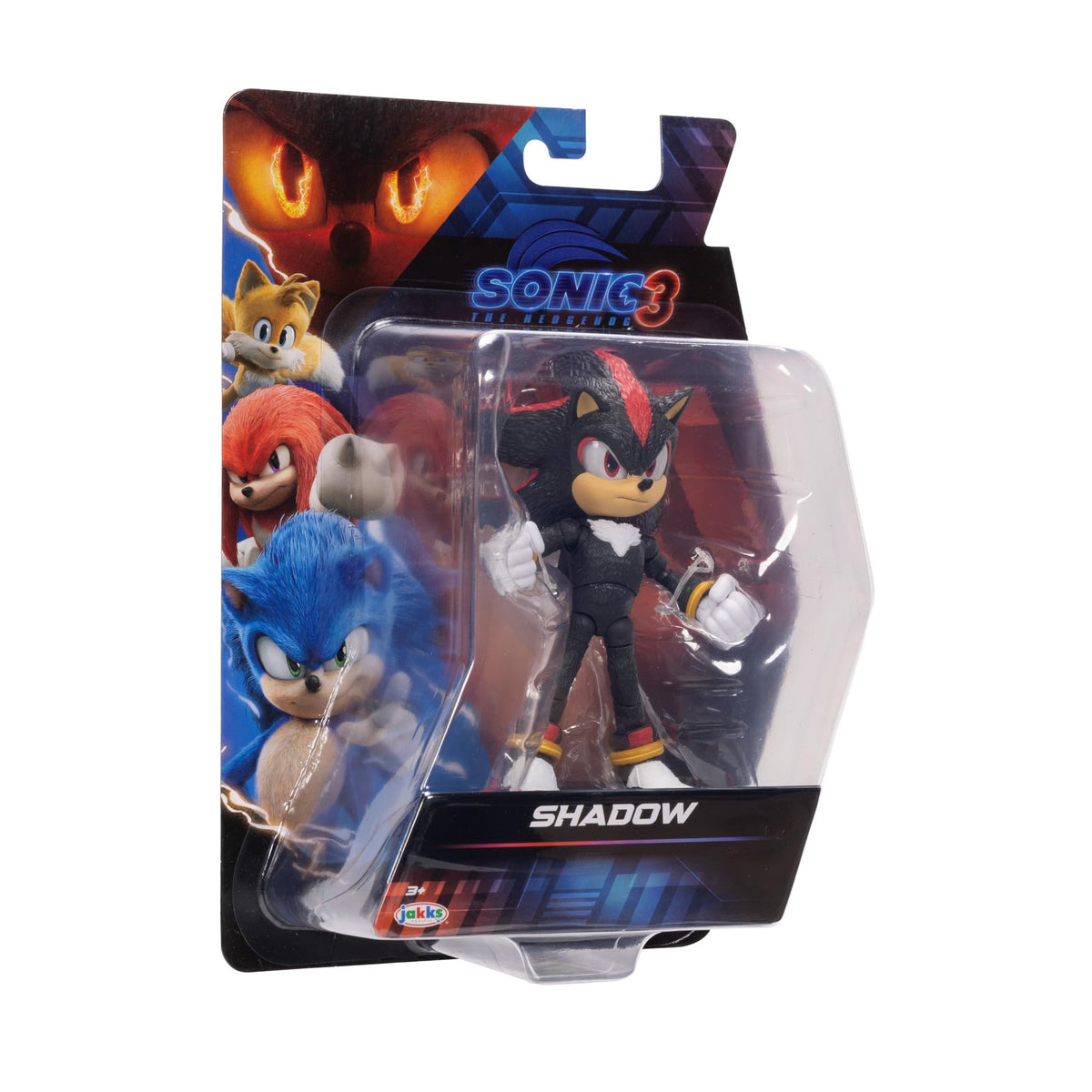 Sonic The Hedgehog – Shadow 5-Inch Action Figure – 20+ Points of Articulation – Official Collector Toy