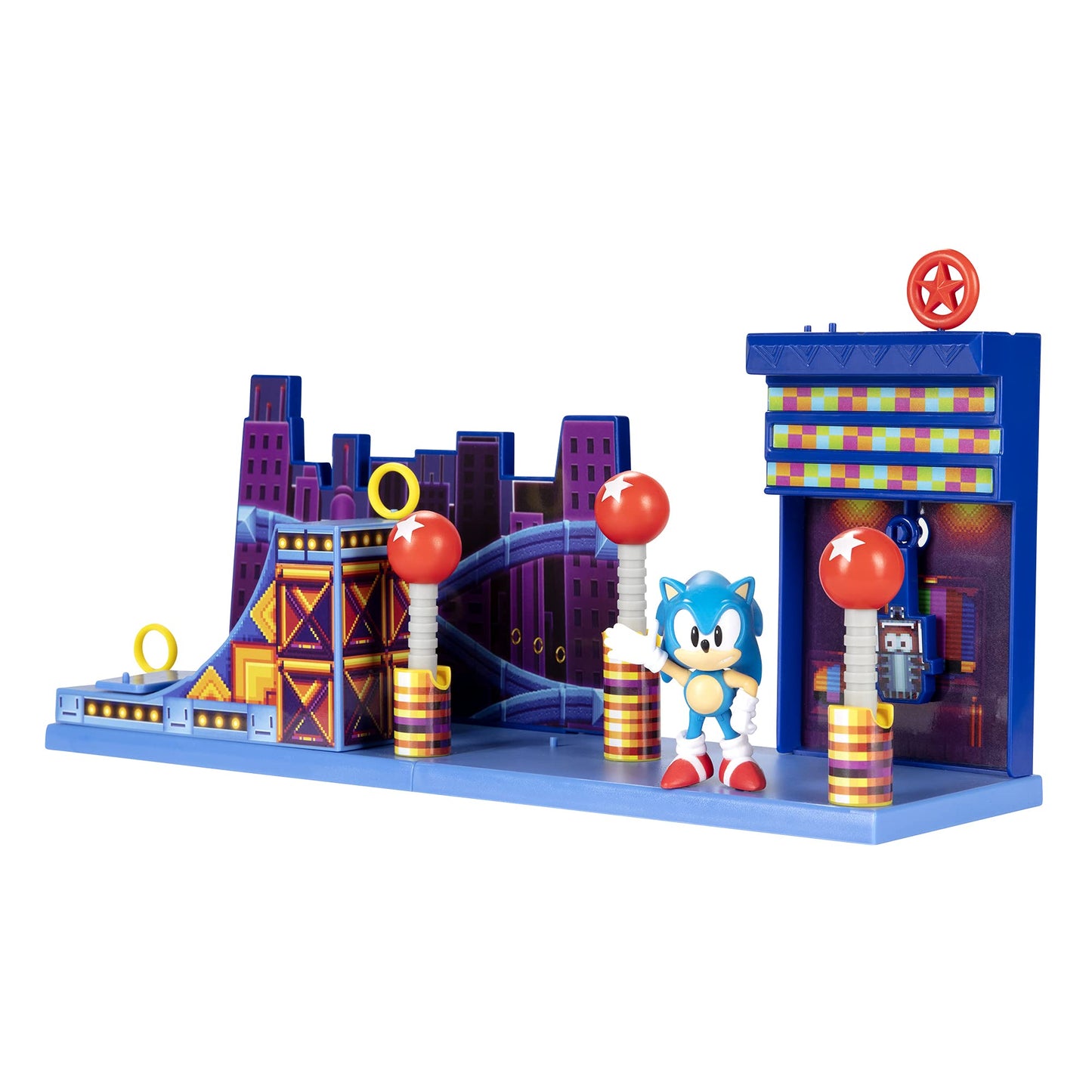 Sonic The Hedgehog 2.5-inch Studiopolis Zone Playset – Action Figures