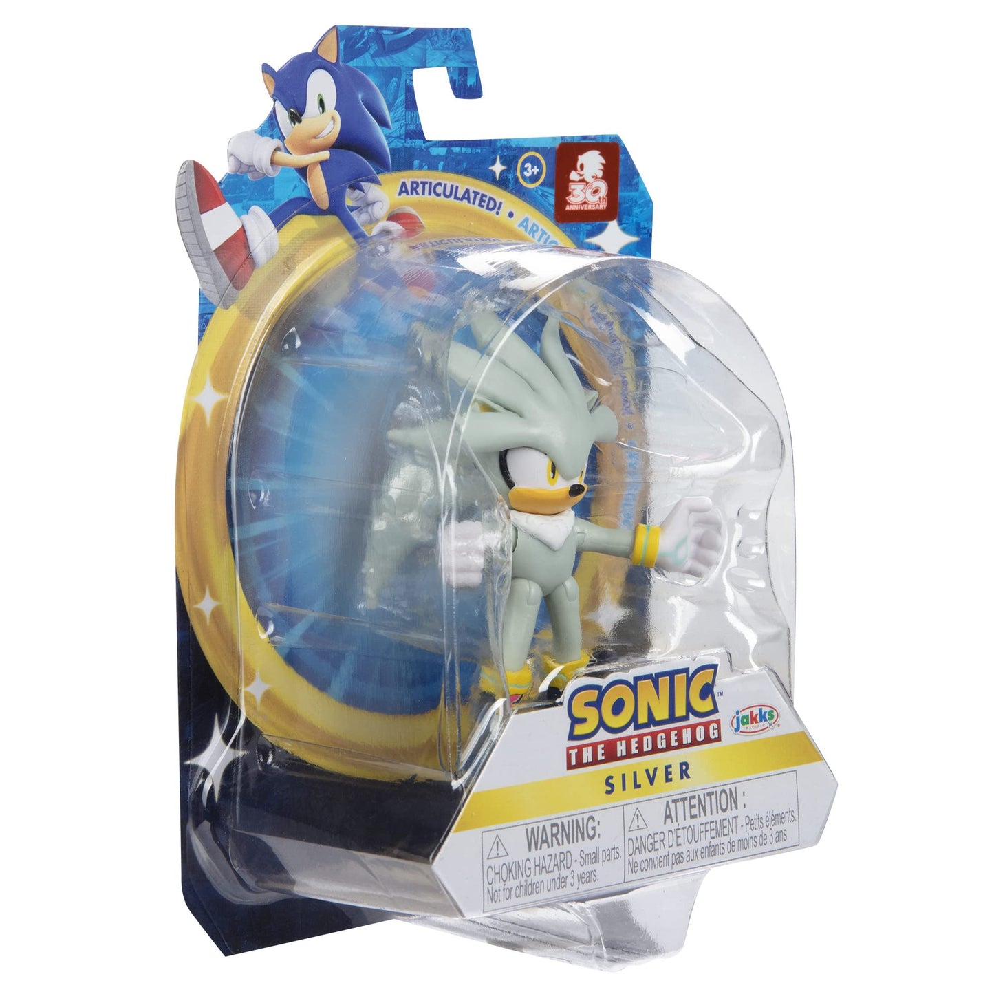 Sonic The Hedgehog 2.5-Inch Silver Action Figure – Modern Collectible Toy