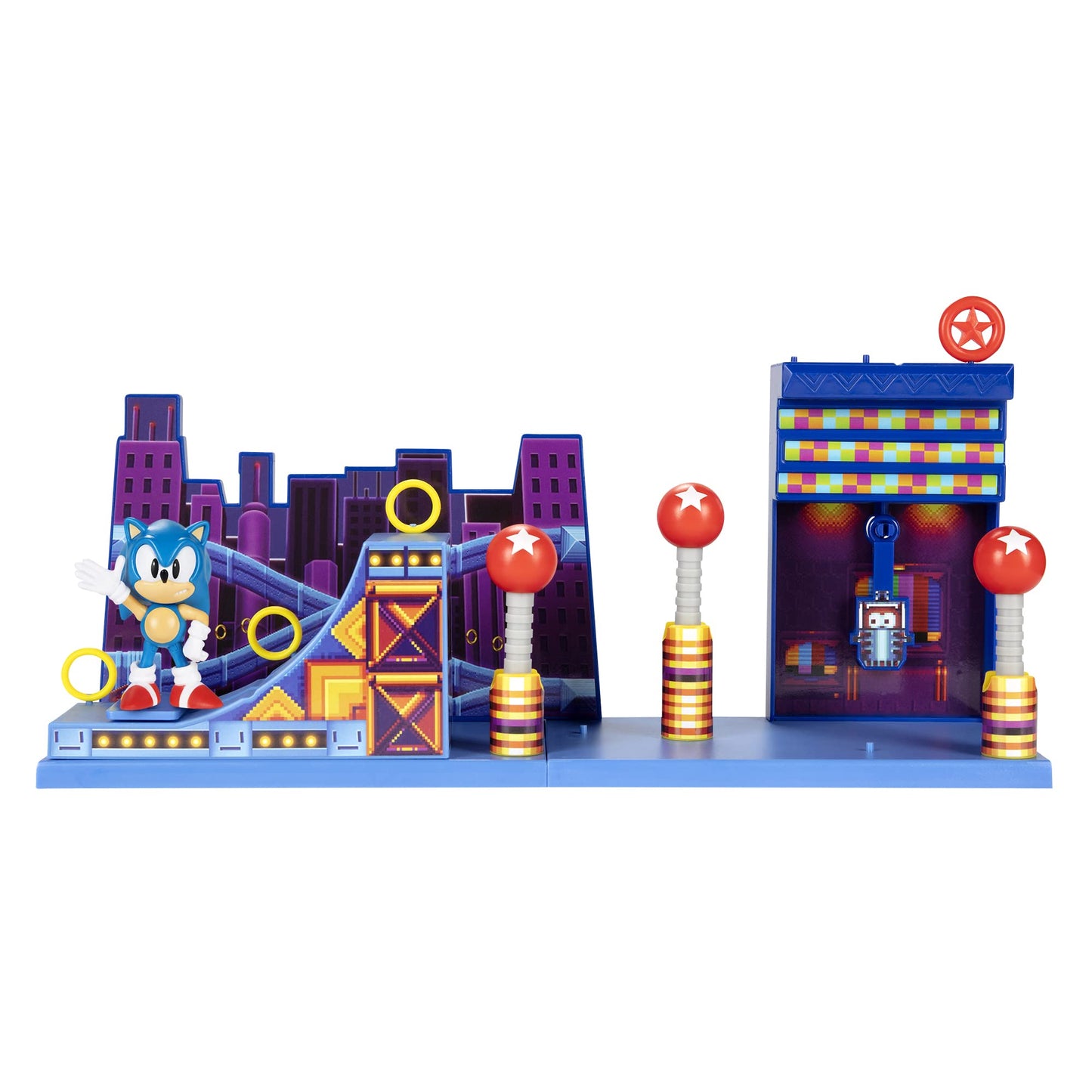 Sonic The Hedgehog 2.5-inch Studiopolis Zone Playset – Action Figures