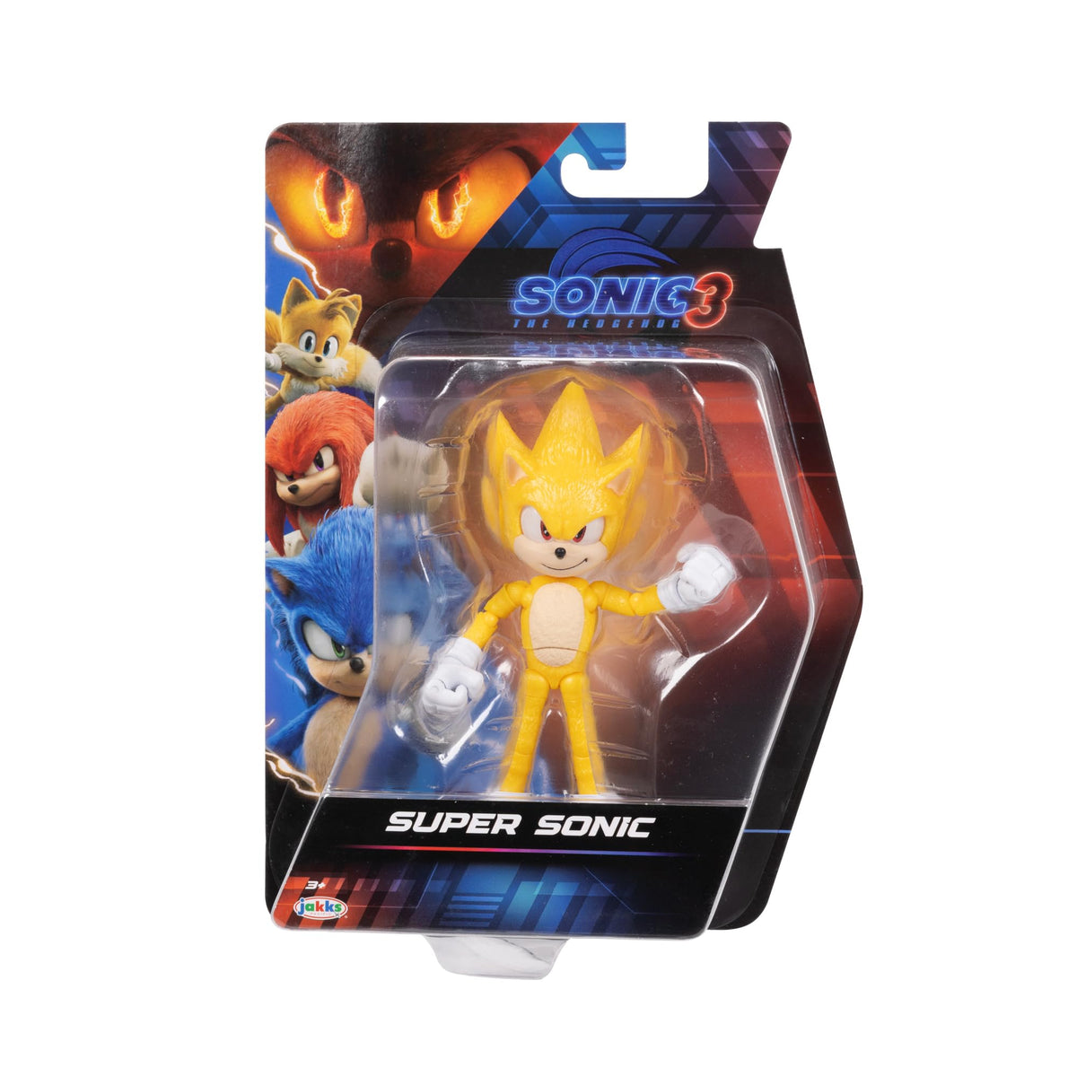 Sonic The Hedgehog 3 Wave 2 – 5-Inch Super Sonic Figure, Officially Licensed