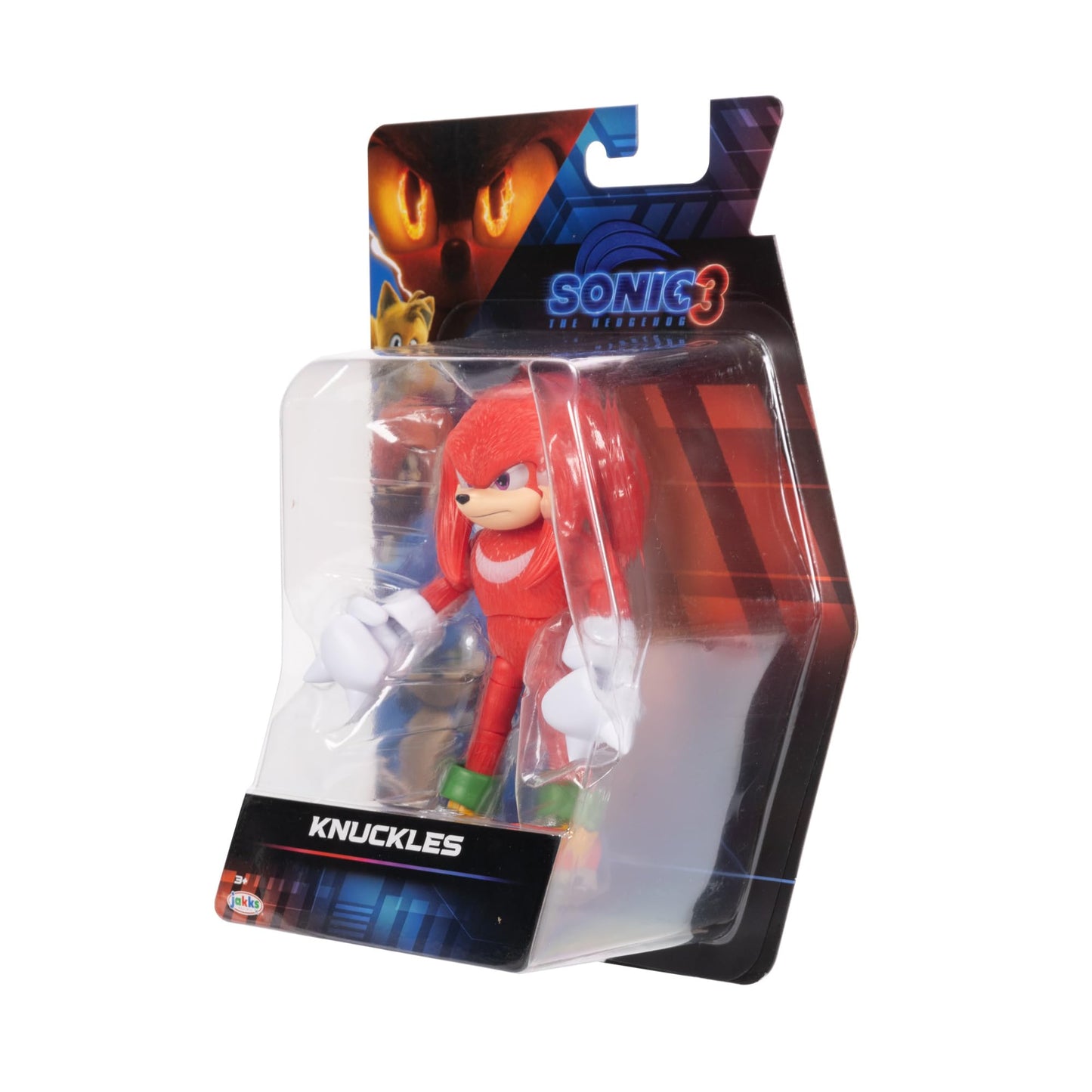 Sonic The Hedgehog 3 Movie Knuckles 5-Inch Figure | Highly Articulated Official Toy