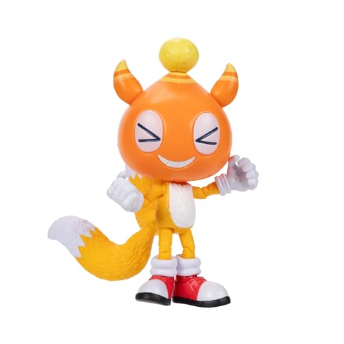 Sonic The Hedgehog 3 Movie 5-Inch Action Figure 4-Pack – Wave 2 (Super Sonic, Shadow, Knuckles, Tails Mascot)