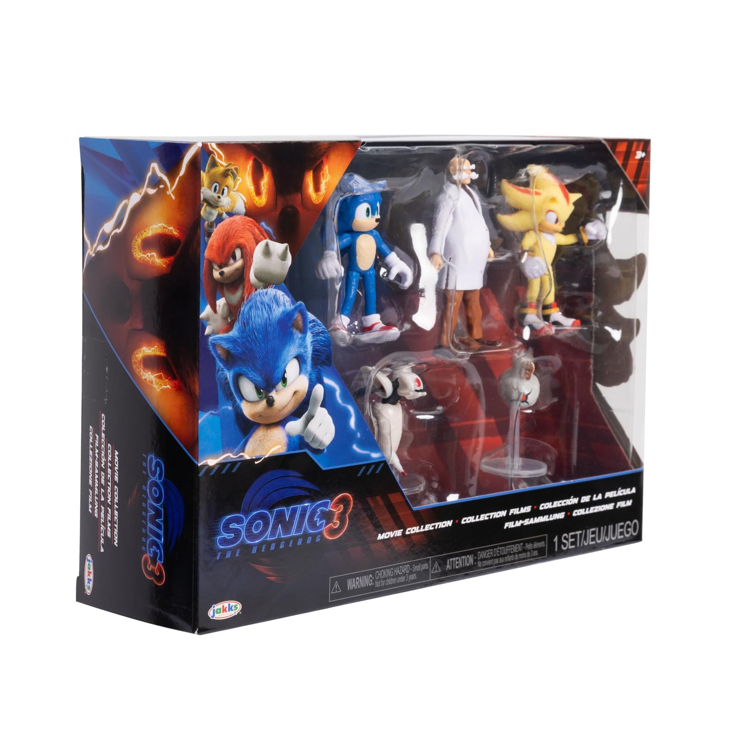 Sonic The Hedgehog 3 Movie 2.5-Inch Action Figures – Wave 3 Collector Pack (Officially Licensed)