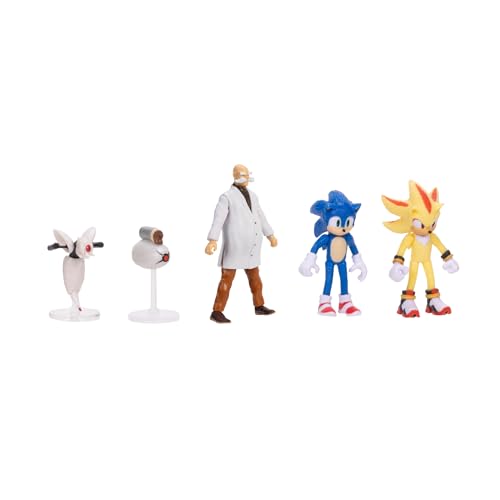 Sonic The Hedgehog 3 Movie 2.5-Inch Action Figures – Wave 3 Collector Pack (Officially Licensed)