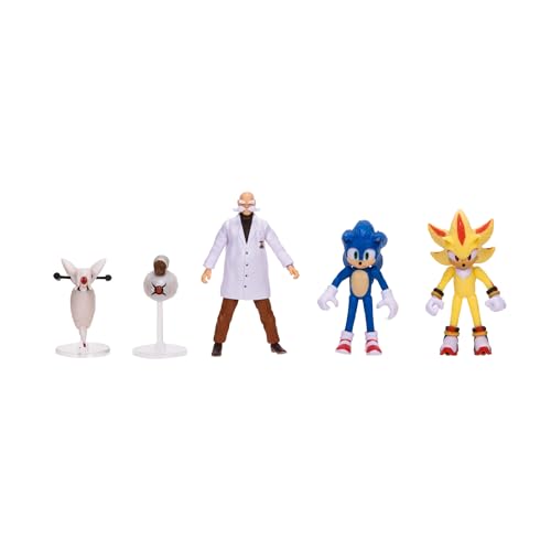 Sonic The Hedgehog 3 Movie 2.5-Inch Action Figures – Wave 3 Collector Pack (Officially Licensed)
