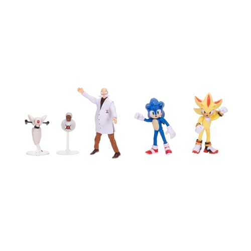 Sonic The Hedgehog 3 Movie 2.5-Inch Action Figures – Wave 3 Collector Pack (Officially Licensed)