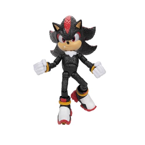 Sonic The Hedgehog 3 Movie 5-Inch Action Figure 4-Pack – Wave 2 (Super Sonic, Shadow, Knuckles, Tails Mascot)