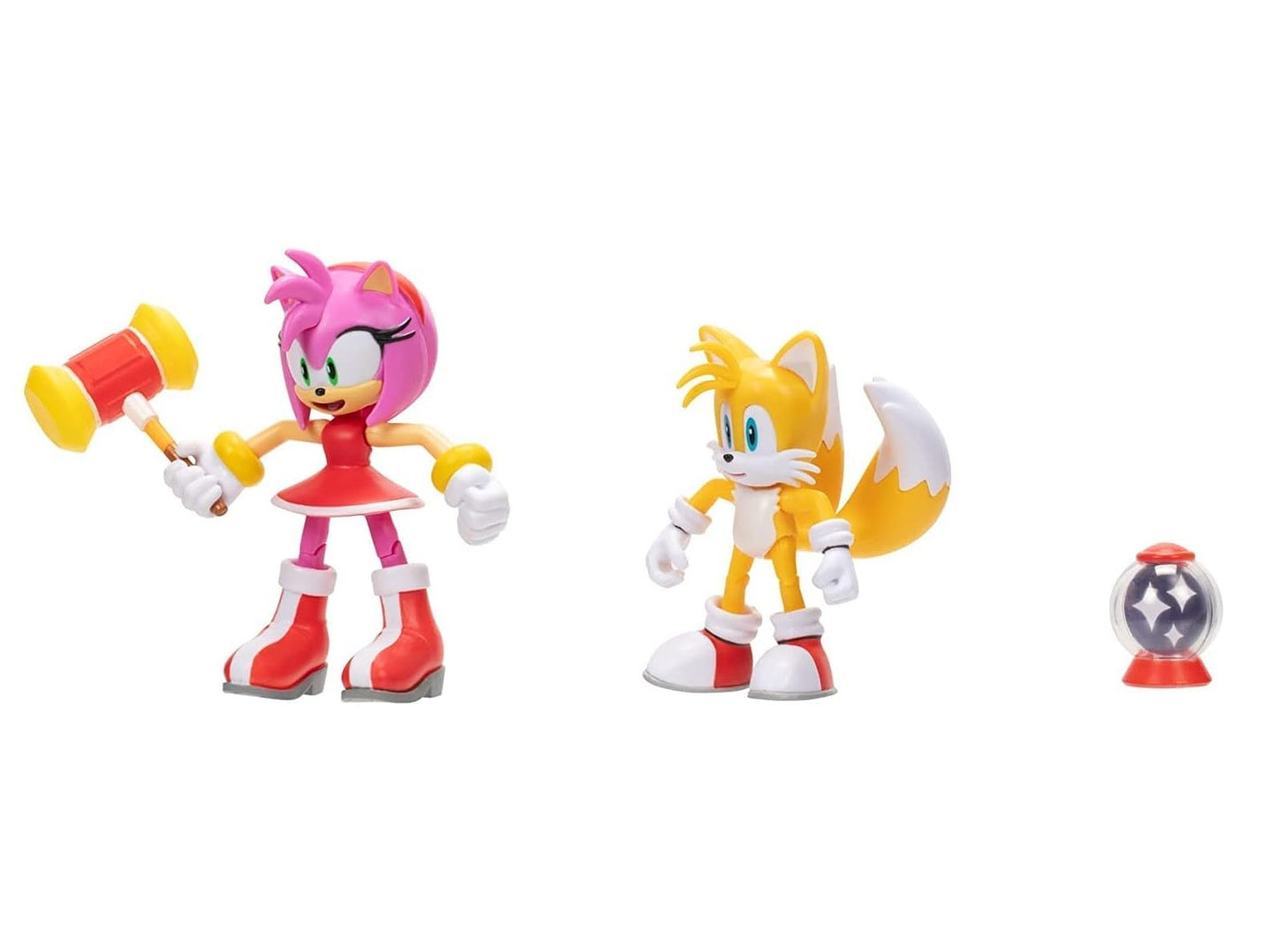 Sonic the Hedgehog 4-Inch Action Figure 2-Pack: Modern Tails & Amy