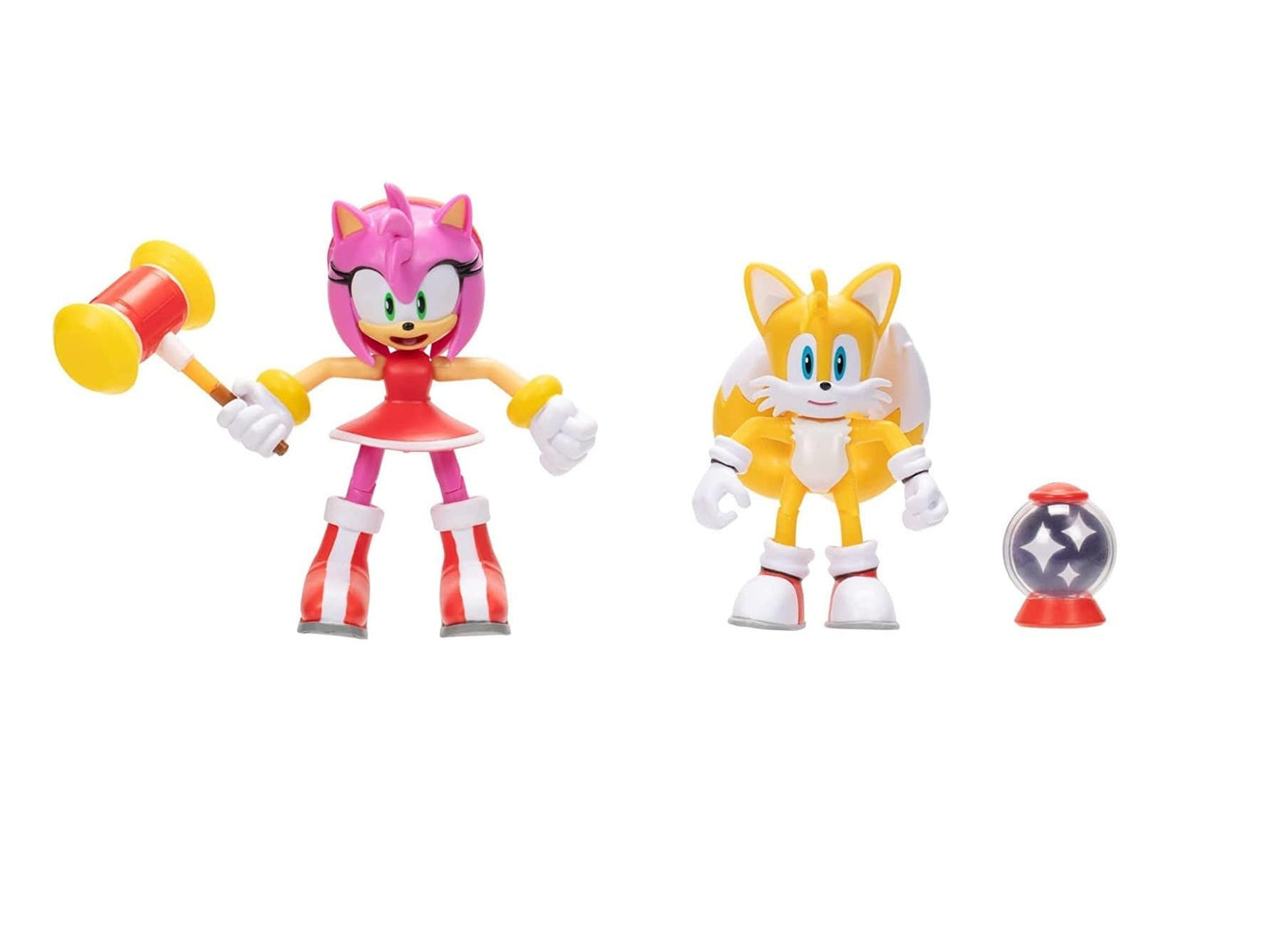 Sonic the Hedgehog 4-Inch Action Figure 2-Pack: Modern Tails & Amy