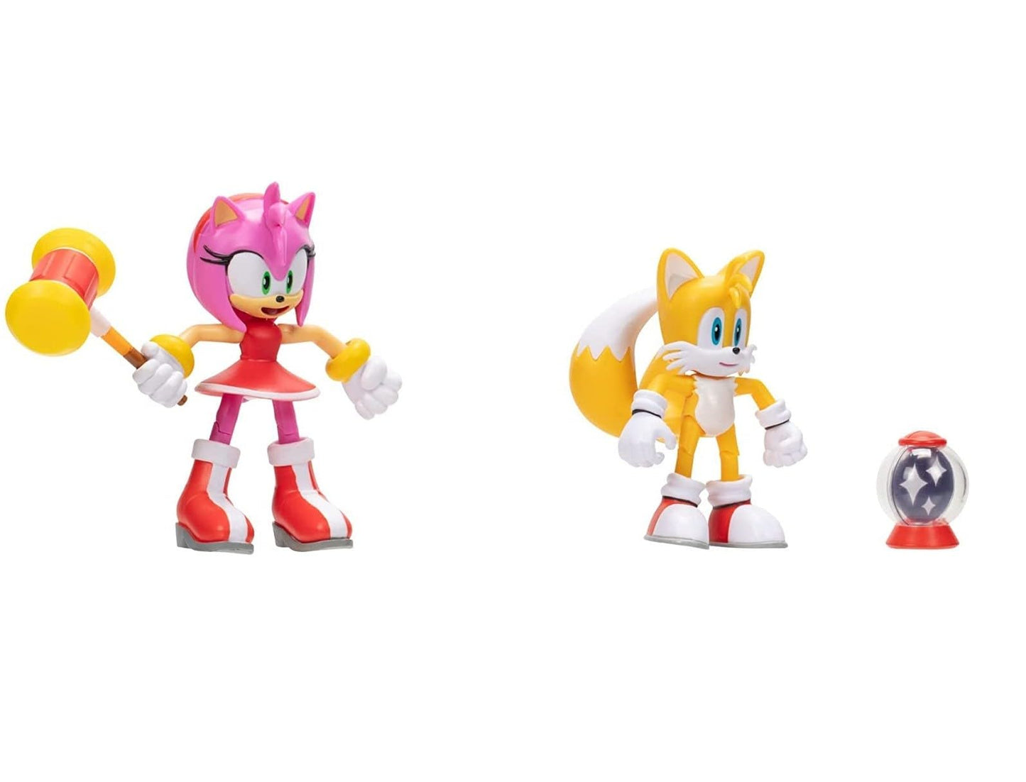 Sonic the Hedgehog 4-Inch Action Figure 2-Pack: Modern Tails & Amy