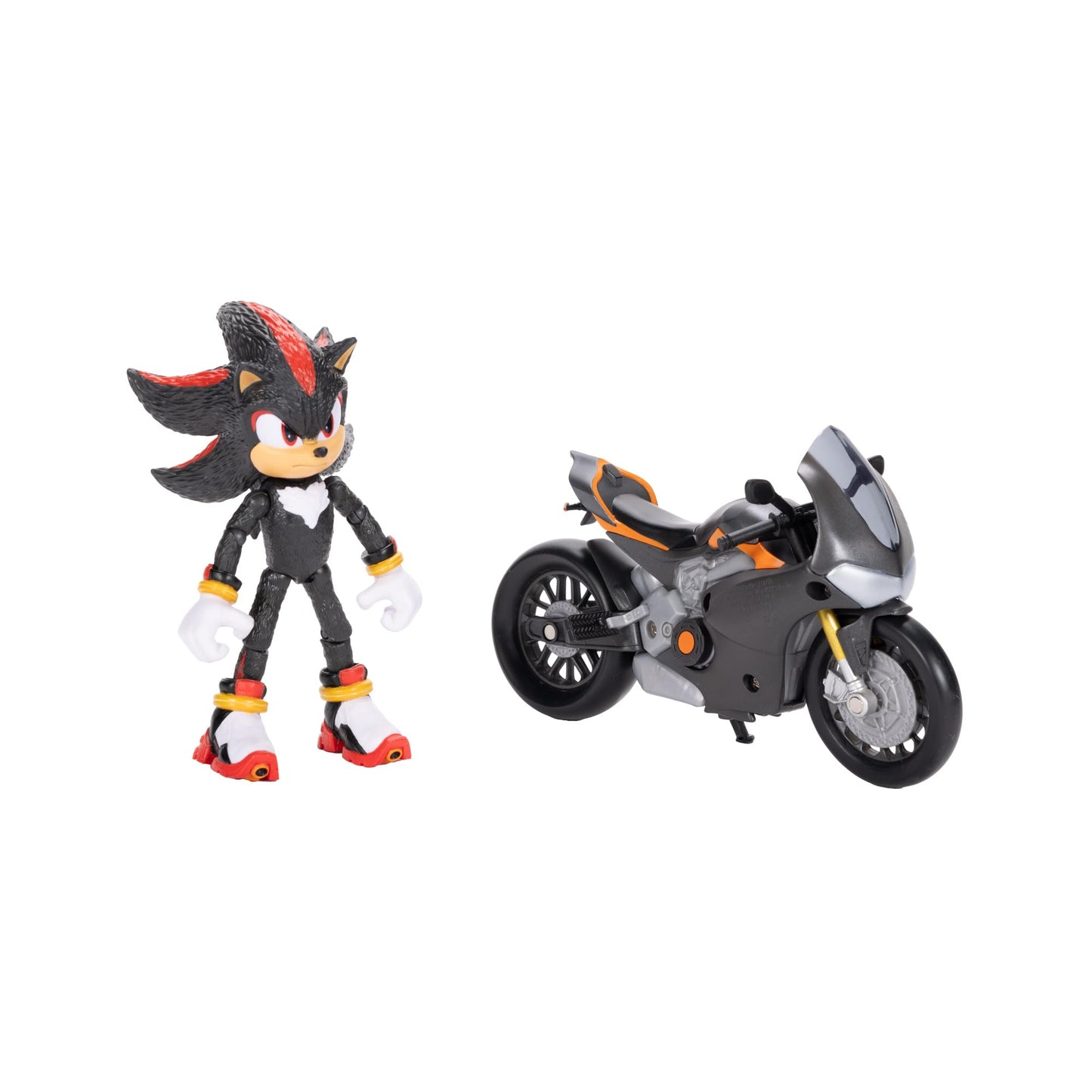 Sonic 3 Movie 5-Inch Figure with Motorcycle Vehicle | Sonic The Hedgehog Collectible