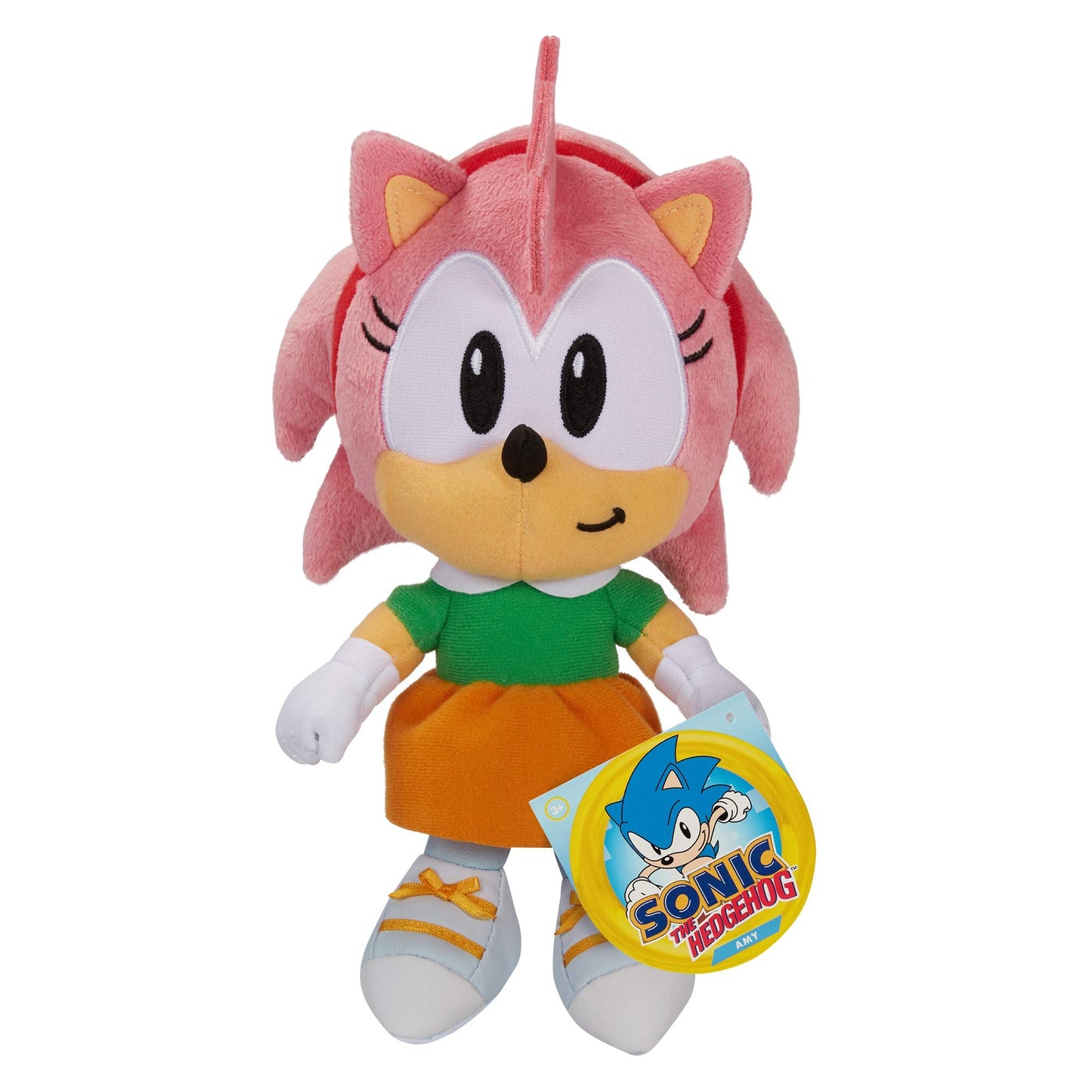 Sonic The Hedgehog Amy 7-Inch Plush Collectible – Premium Soft Fabric