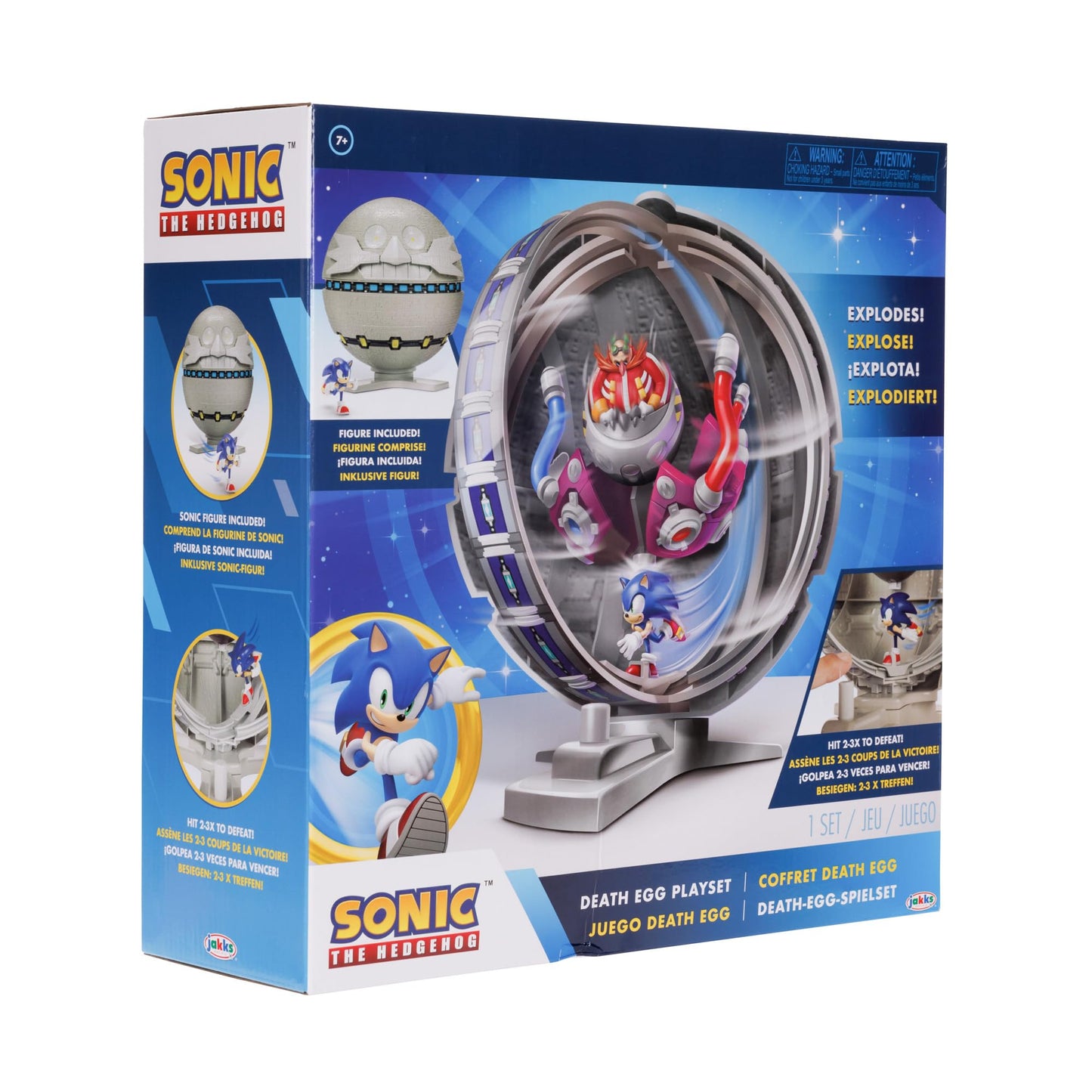 Death Egg Playset with Sonic 2.5-Inch Figure | Sonic The Hedgehog Toy
