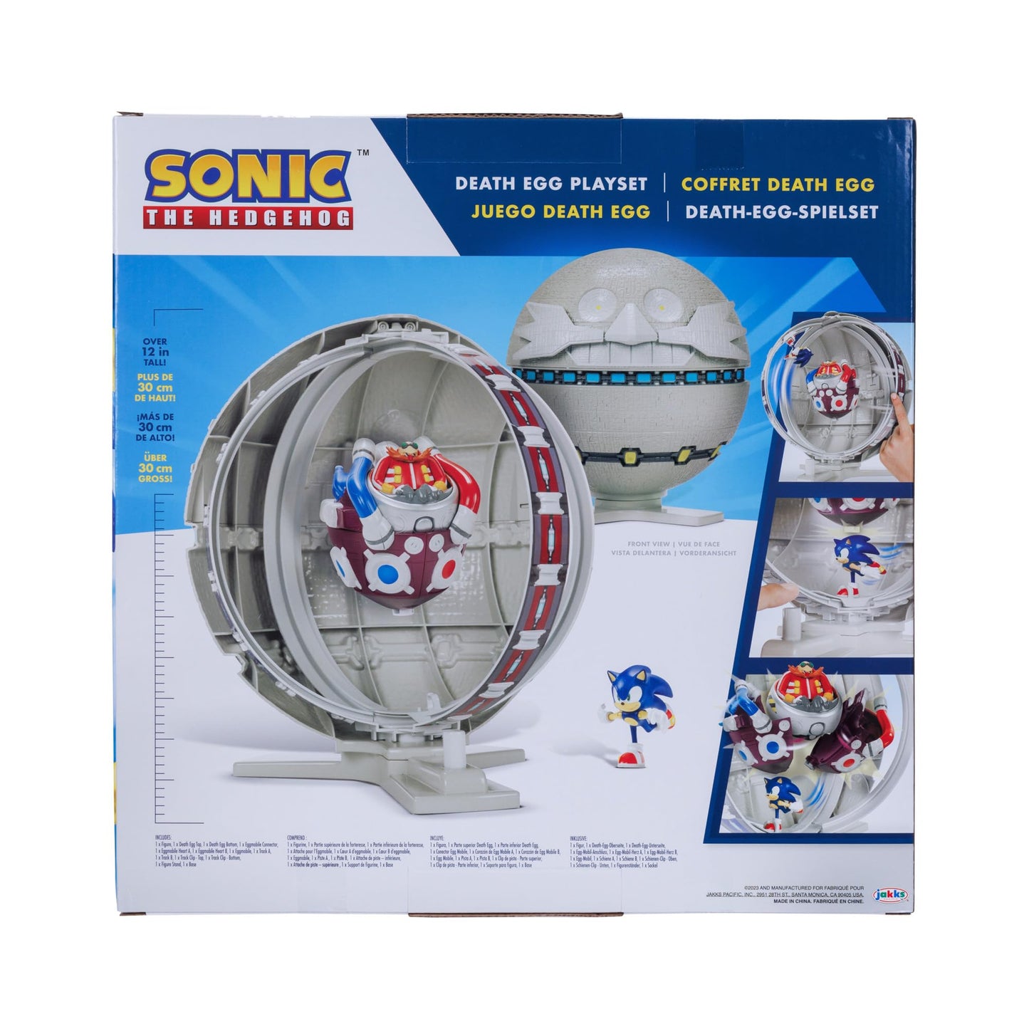 Death Egg Playset with Sonic 2.5-Inch Figure | Sonic The Hedgehog Toy