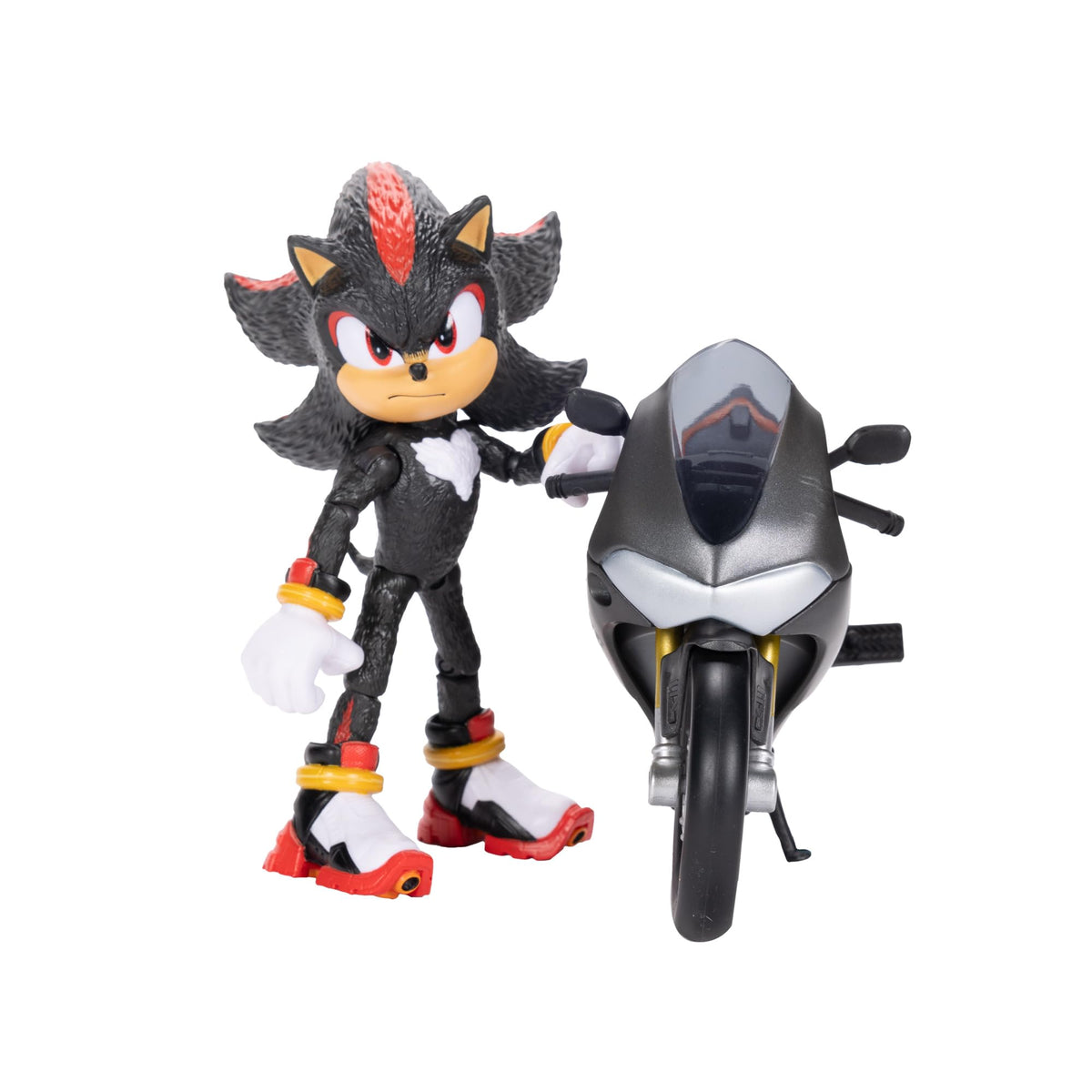 Sonic 3 Movie 5-Inch Figure with Motorcycle Vehicle | Sonic The Hedgehog Collectible
