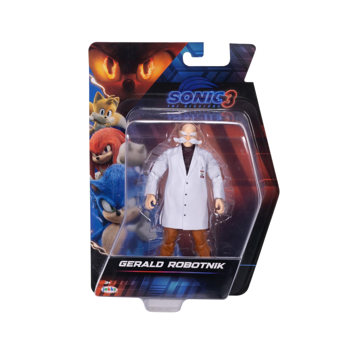 Sonic The Hedgehog Sonic 3 Movie 5" Action Figures: Gerald Robotnik Wave #3 | Collectible Figure