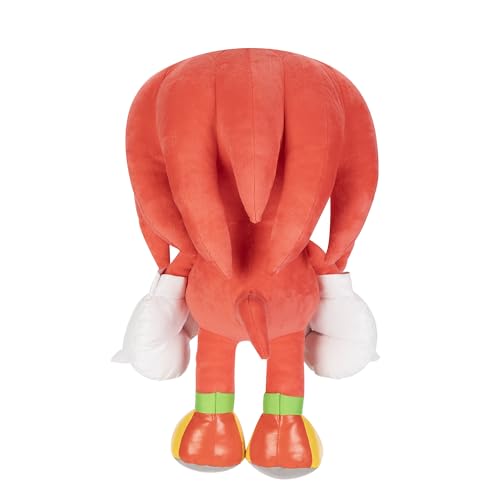 Sonic The Hedgehog Jumbo Plush Knuckles – 18-Inch Tall Soft Plush Toy