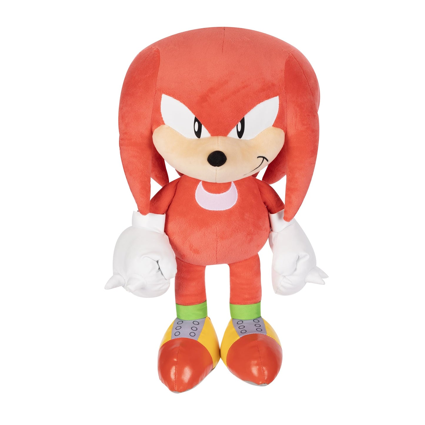 Sonic The Hedgehog Jumbo Plush Knuckles – 18-Inch Tall Soft Plush Toy