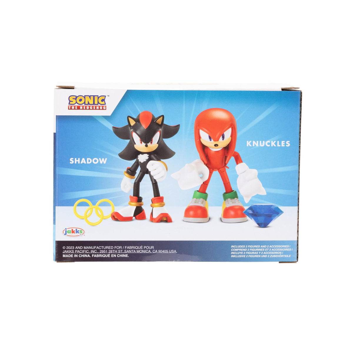 Sonic The Hedgehog 4-Inch Action Figure 2-Pack: Knuckles & Shadow