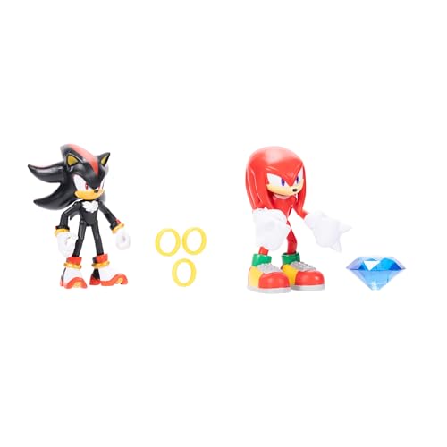 Sonic The Hedgehog 4-Inch Action Figure 2-Pack: Knuckles & Shadow