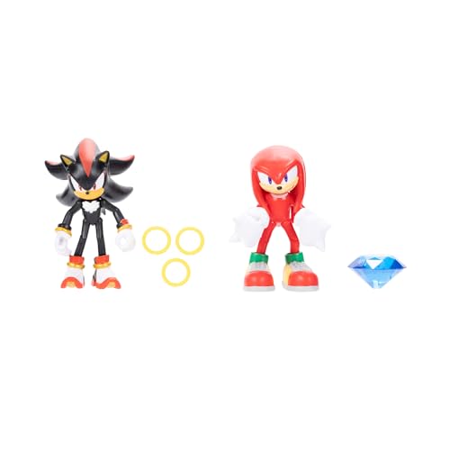 Sonic The Hedgehog 4-Inch Action Figure 2-Pack: Knuckles & Shadow