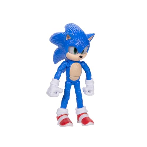 Sonic The Hedgehog Sonic 3 Movie 5-Inch Action Figure: Emerald Wave 3 - Collectible Toy