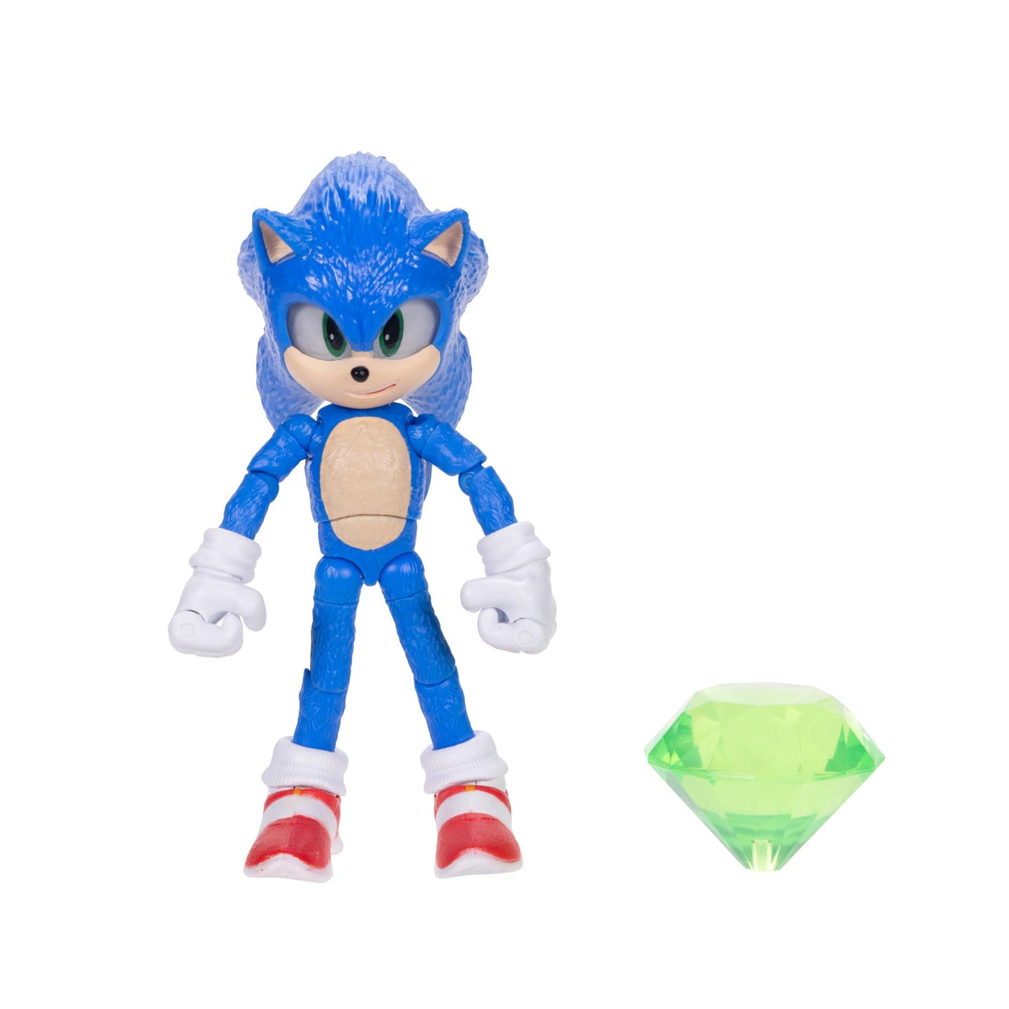 Sonic The Hedgehog Sonic 3 Movie 5-Inch Action Figure: Emerald Wave 3 - Collectible Toy