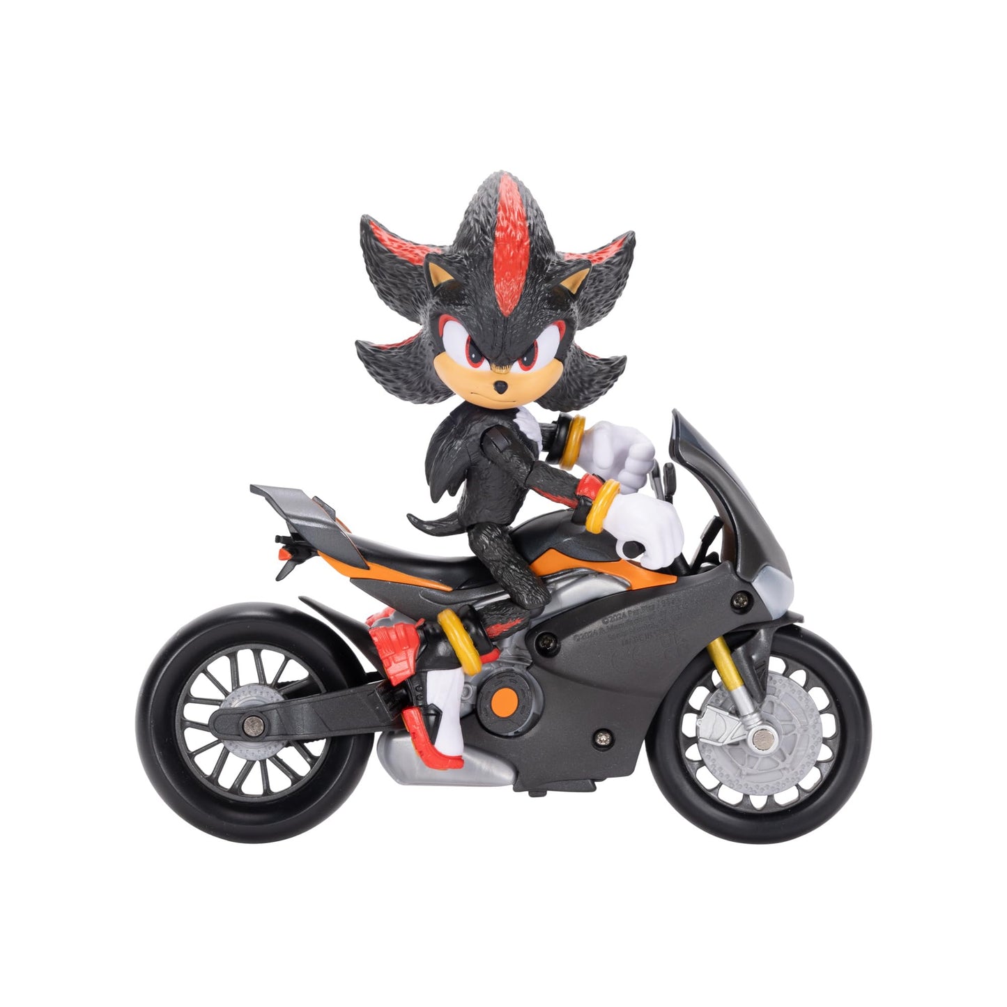 Sonic 3 Movie 5-Inch Figure with Motorcycle Vehicle | Sonic The Hedgehog Collectible