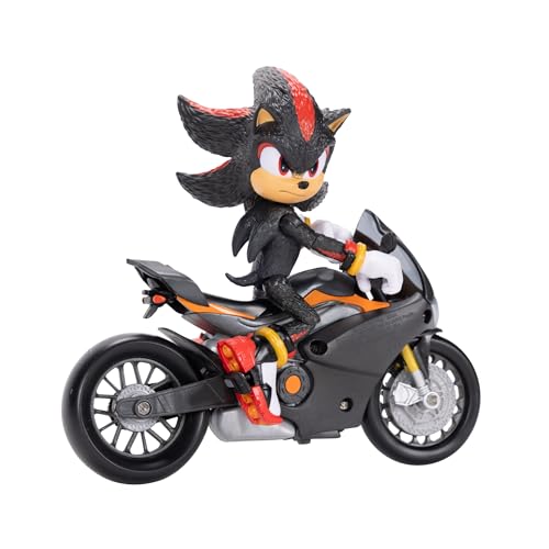 Sonic 3 Movie 5-Inch Figure with Motorcycle Vehicle | Sonic The Hedgehog Collectible