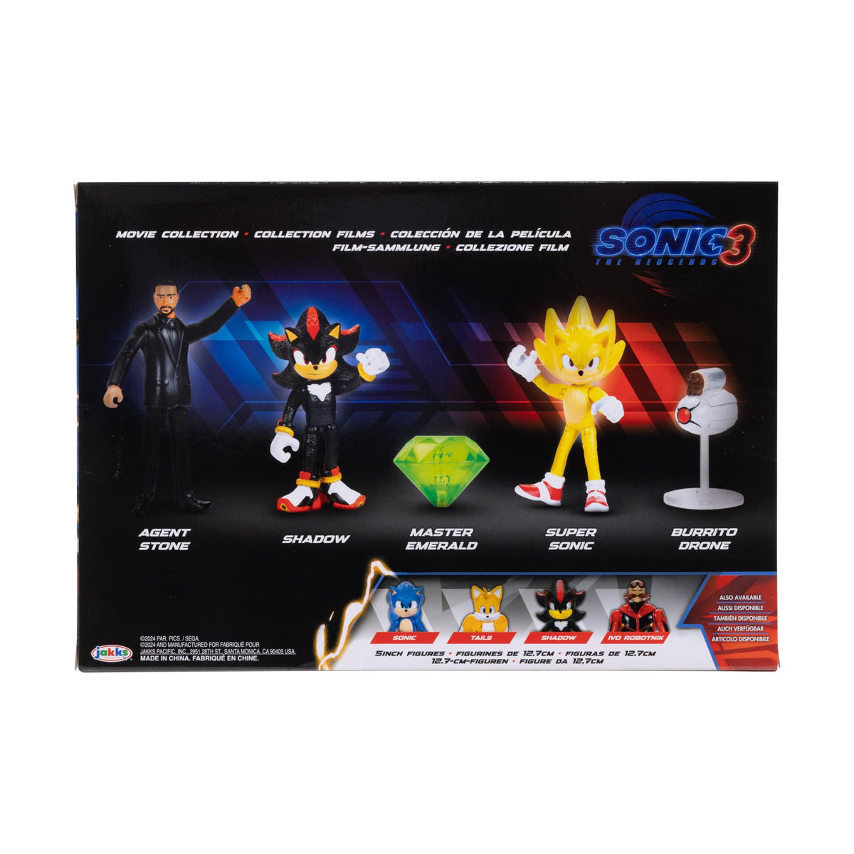 Sonic The Hedgehog Sonic 3 Movie Action Figures Multi-Pack – 2.5-Inch Wave 2