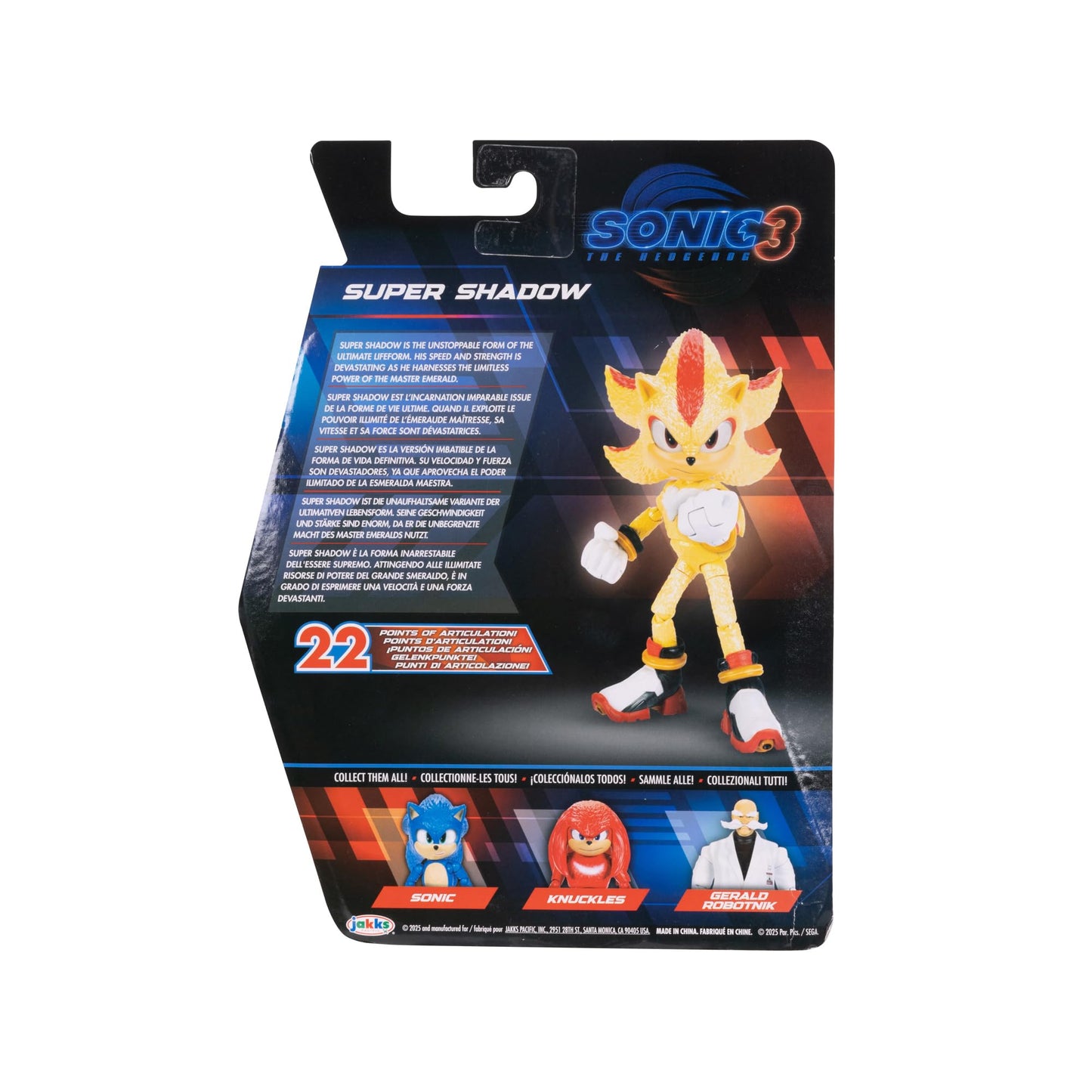 Sonic The Hedgehog 5-inch Super Sonic Action Figure | Jakks Wave 3