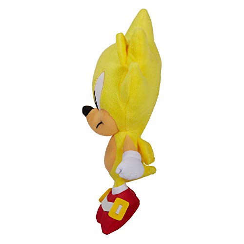 Sonic The Hedgehog Super Sonic 7-Inch Plush – Collectible Stuffed Figure