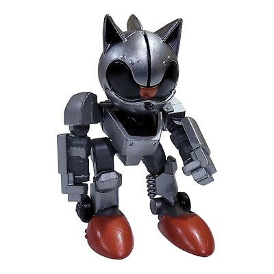 Sonic The Hedgehog Wave 15 Mecha Sonic 2.5-Inch Mini Figure - Collectible Toy