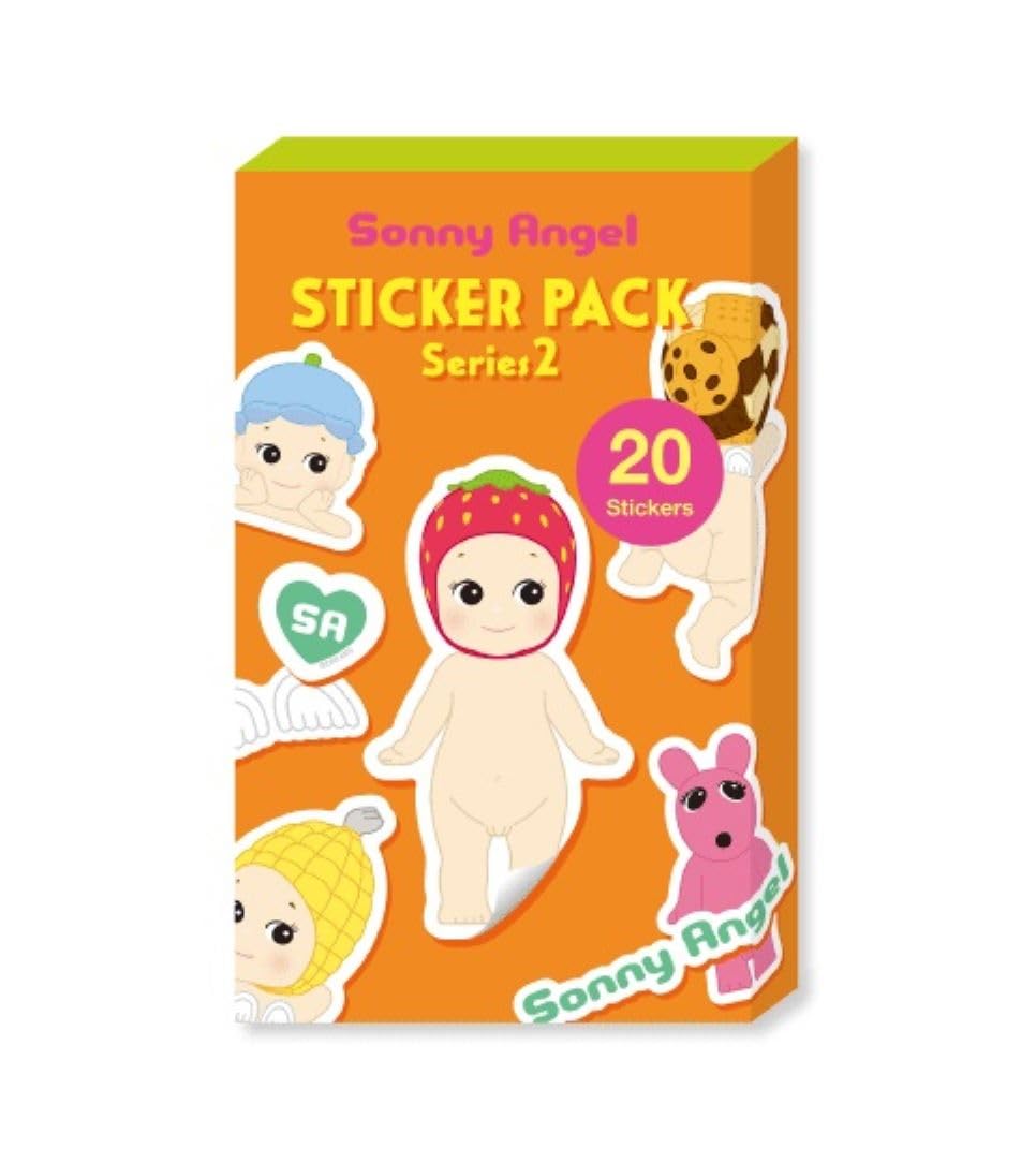SONNY ANGEL Sticker Pack Series 2 – Box of 20 Waterproof Stickers