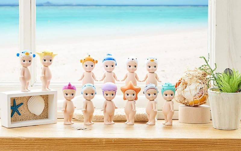 Sonny Angel Marine Series Blind Box Figure – One Random Mini Marine (3 to 3.75 in)