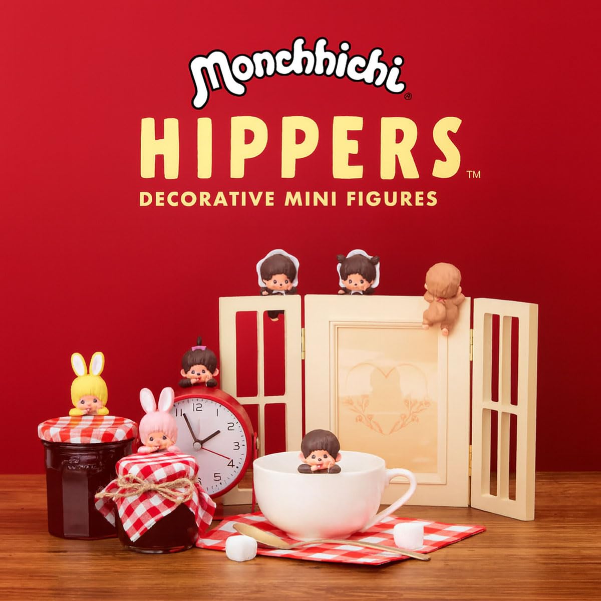 Sonny Angel Monchhichi HIPPERS Decorative Mini Figure – 1 Blind Box