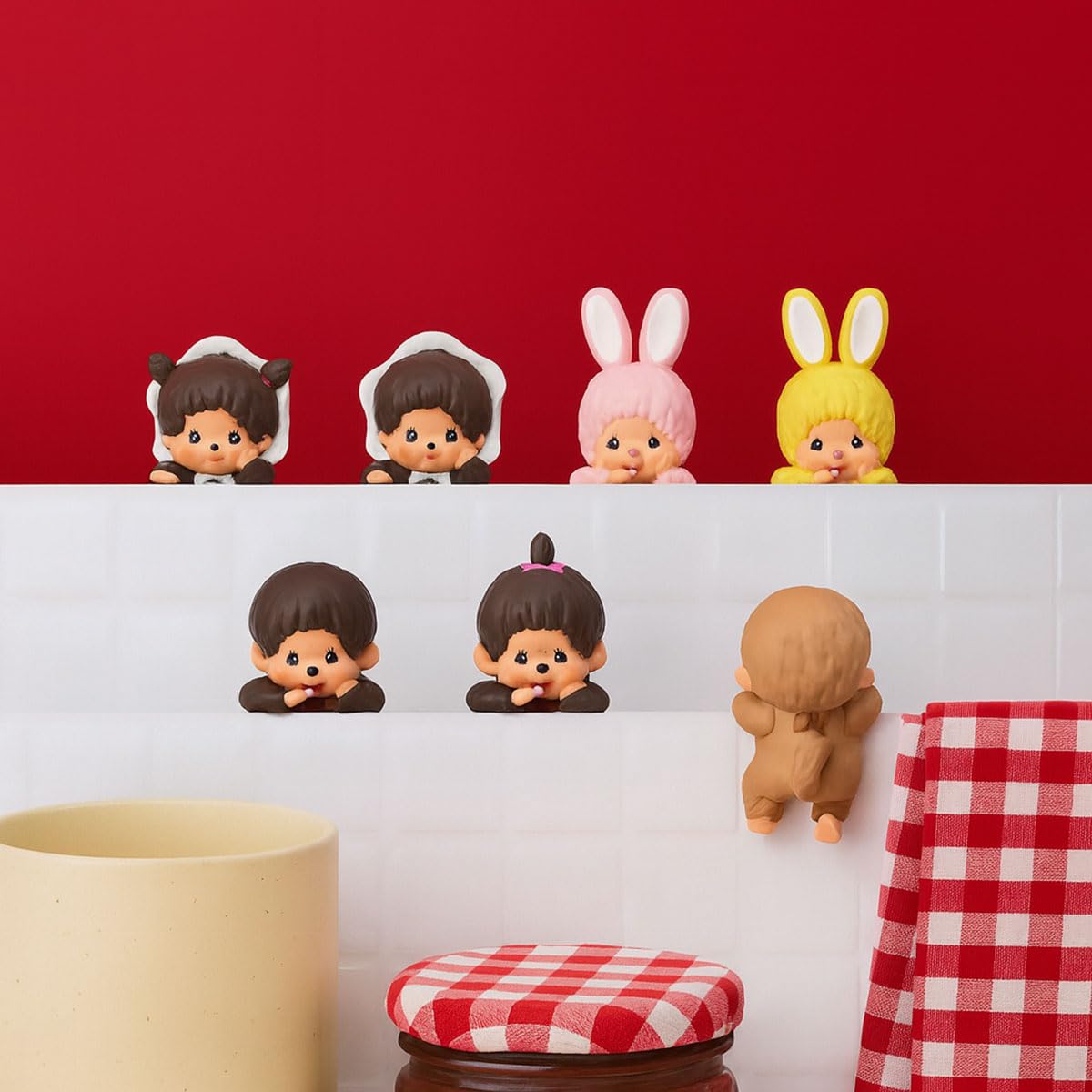 Sonny Angel Monchhichi HIPPERS Decorative Mini Figure – 1 Blind Box
