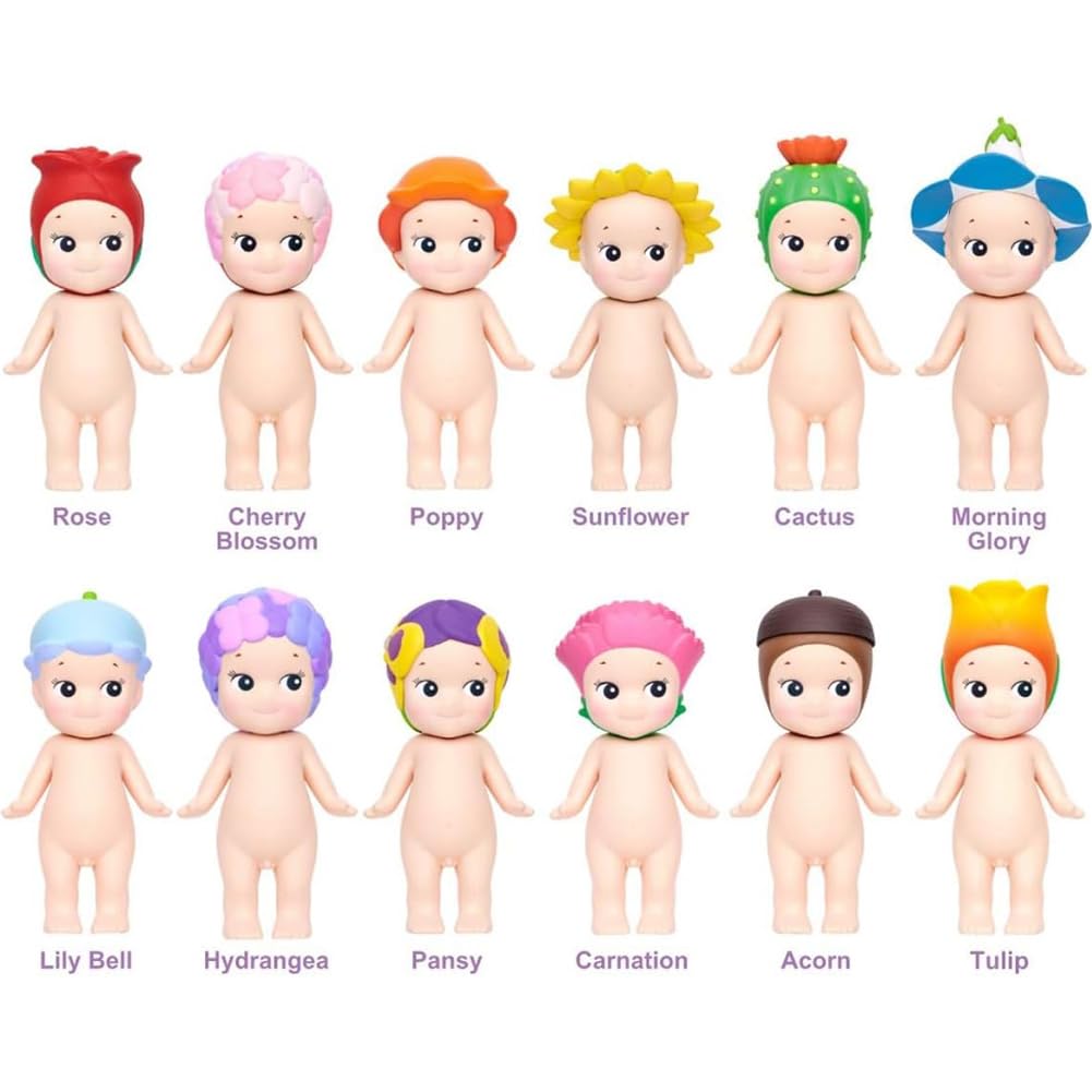 Sonny Angel Flower Series Mini Figure – Sealed Blind Box, Resin Collectible (75-97mm)
