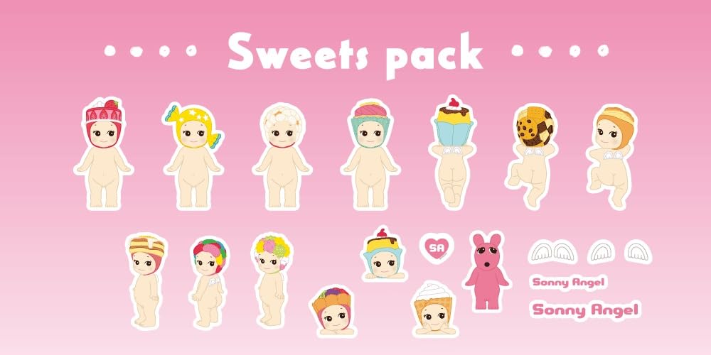 SONNY ANGEL Sticker Pack Series 2 – Box of 20 Waterproof Stickers