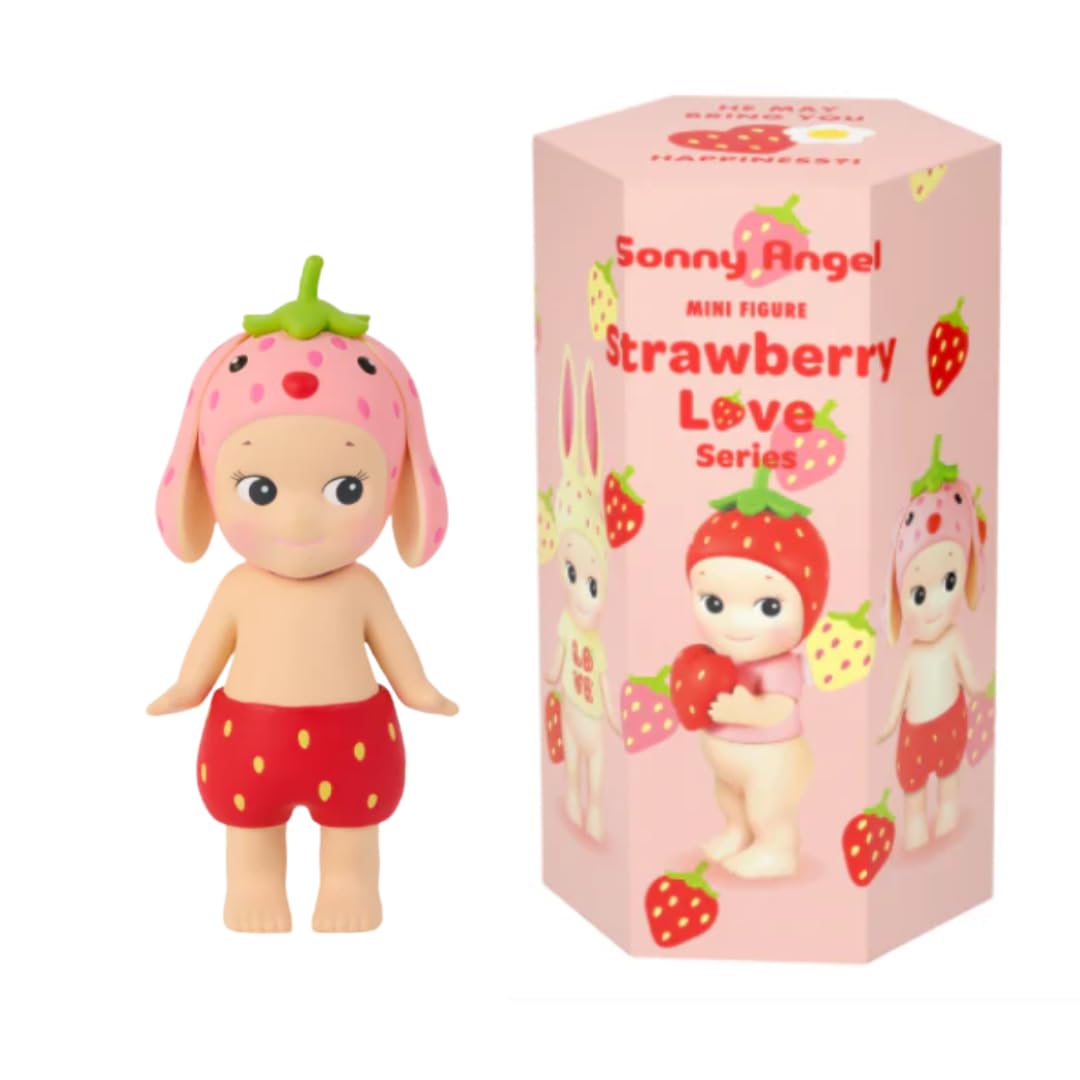 Sonny Angel Strawberry Love Series Blind Box – 1 Assorted Figure