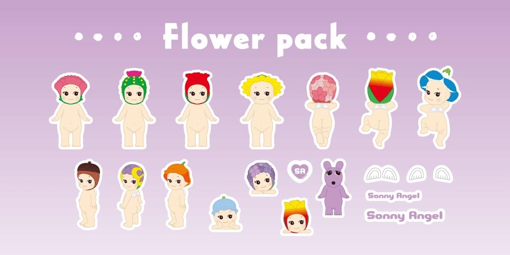 SONNY ANGEL Sticker Pack Series 2 – Box of 20 Waterproof Stickers