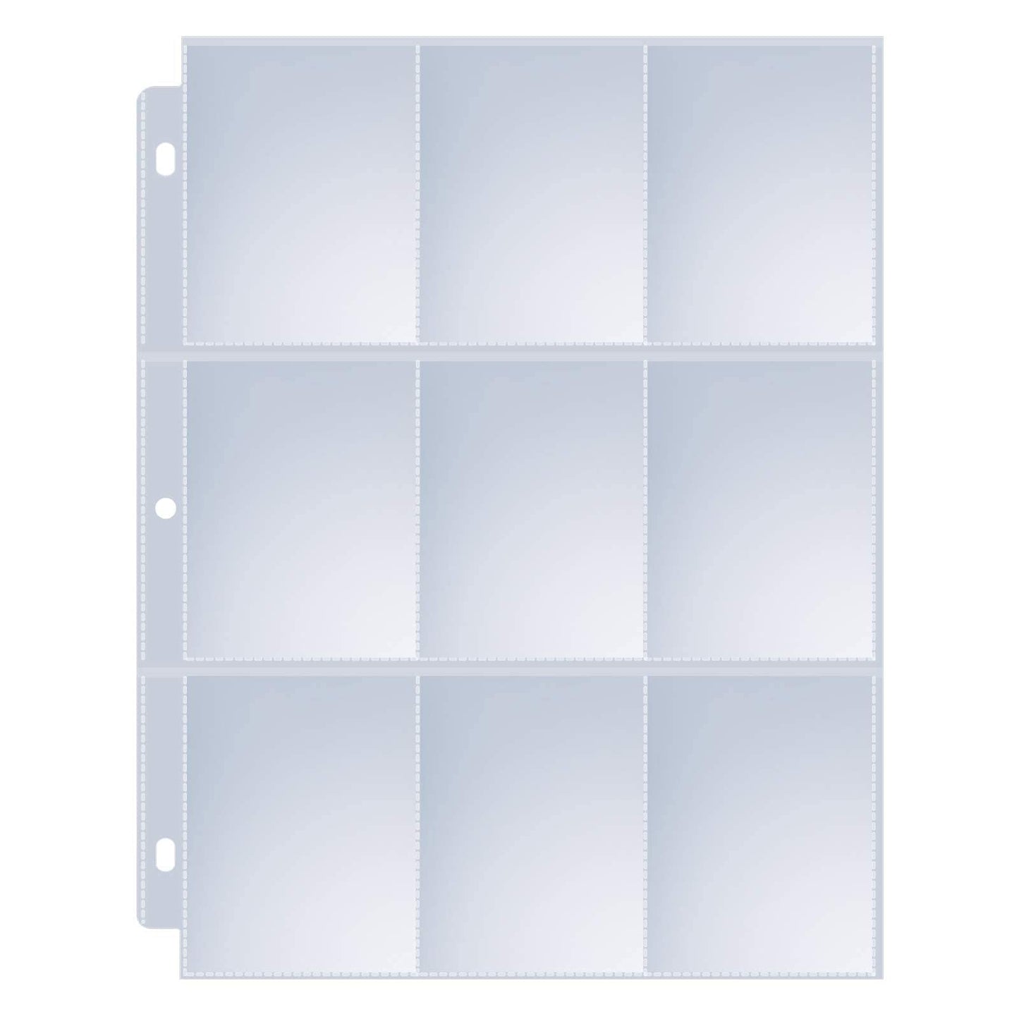 Sooez 120-Pack 9-Pocket Page Protectors for 3-Ring Binders | Double-Sided Trading Card Sleeves
