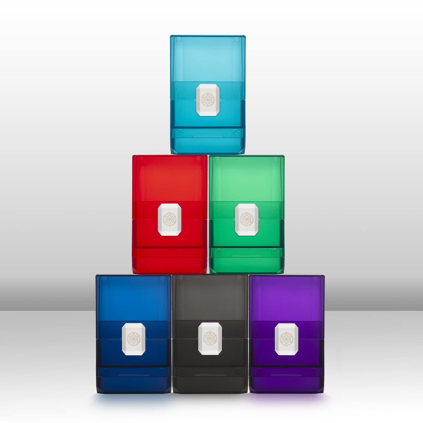 Sooez Deck Card Box with Dice Storage – 100+ Cards, Translucent