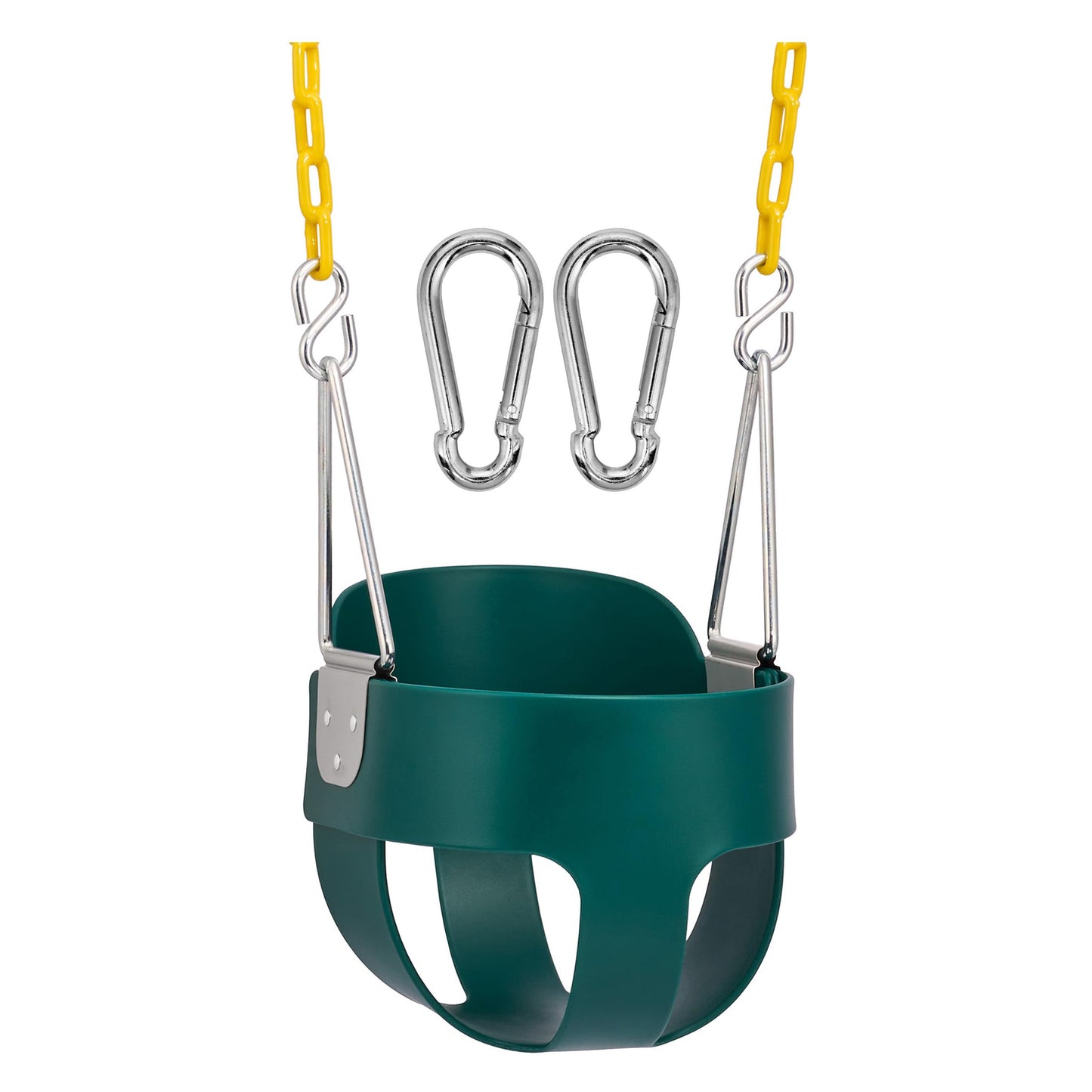 Sorbus Baby Swing - High Back Bucket Swing for Toddlers with Coated Chains, Fully Assembled